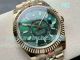 Swiss Quality Rolex Sky Dweller Yellow Gold Green Dial Dual Time Zone 904L Watch (2)_th.jpg